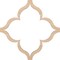 Ekena Millwork 33W x 33H x 38T Small May Decorative Fretwork Wood Ceiling Panels, Red Oak CELW33X33X0375MAYRO - alternate 4
